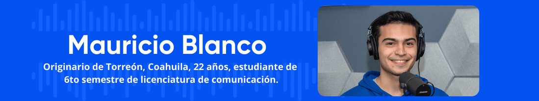 Mauricio Blanco, talento estudiantil, tec sounds radio